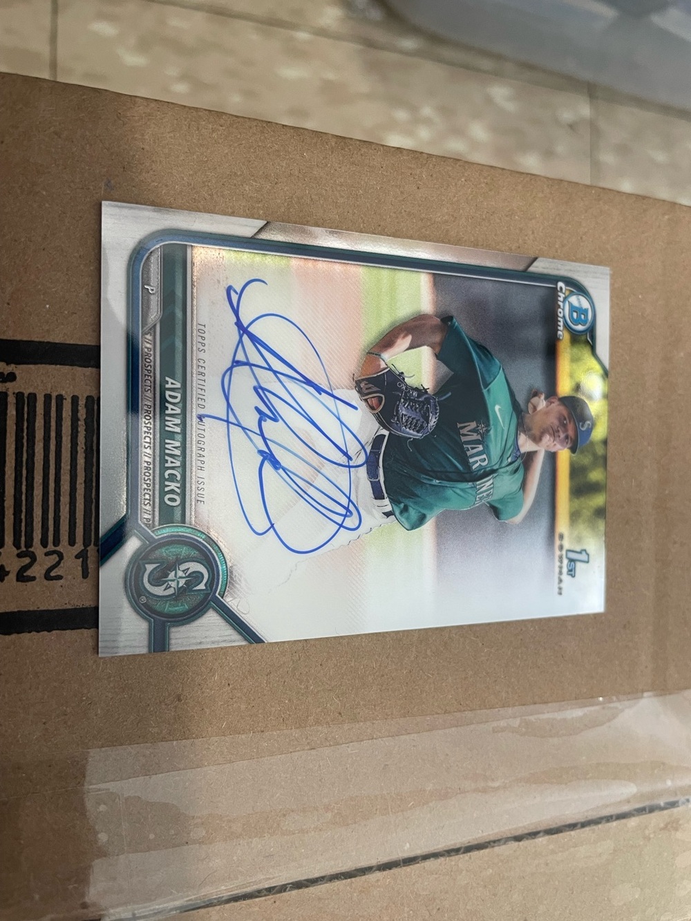 ADAM MACKO 2022 Bowman Chrome Auto 1st CPA-AM